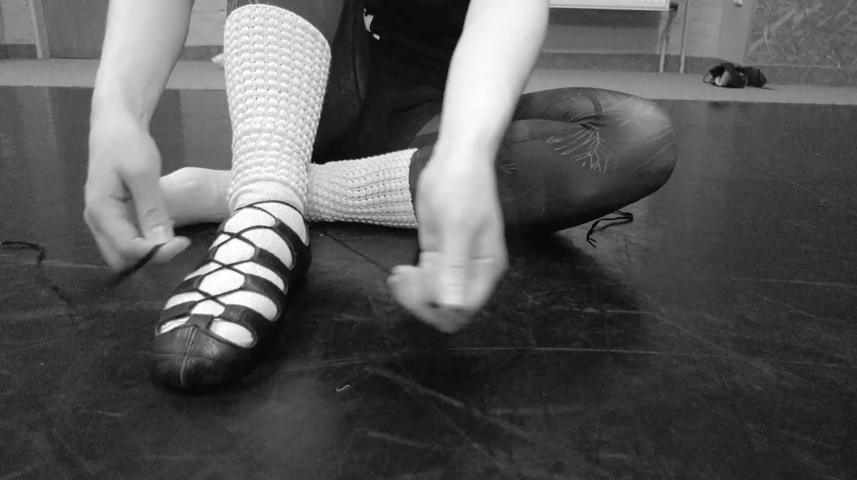 Mood shot from Irish dance classes
